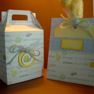 &quot;Invitation &amp; Box&quot; for a Baby Shower