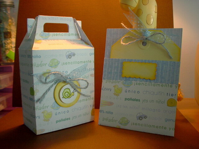 &quot;Invitation &amp; Box&quot; for a Baby Shower