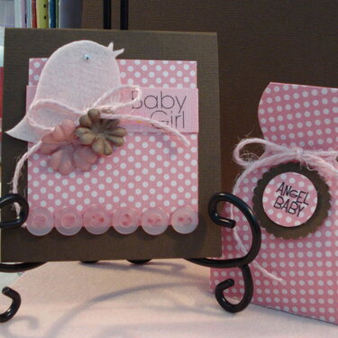 Card &amp; Souvenir for a Baby Shower