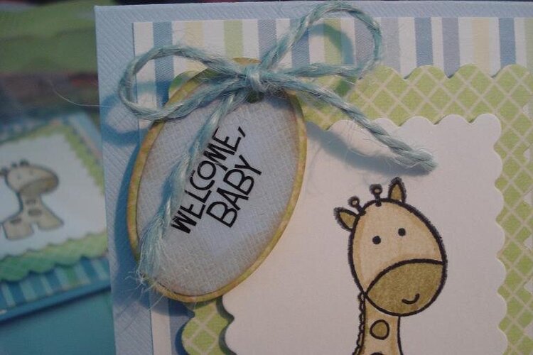 &quot;Welcome Baby&quot; Card