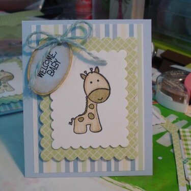 &quot;Welcome Baby&quot; Card