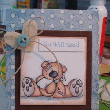 &quot;Get Well Soon&quot; Card