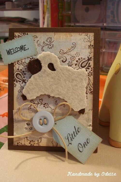 &quot;Welcome Little One&quot; Card