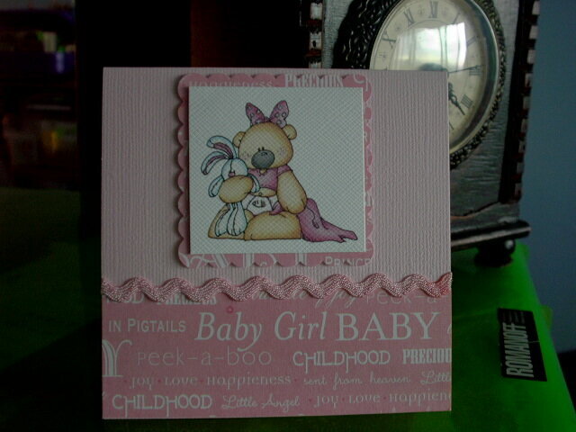 &quot;Baby Girl Baby&quot; Card