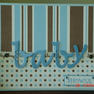 &quot;Baby Shower&quot; card