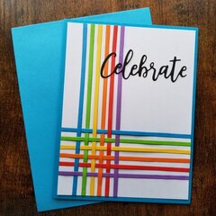 Woven Celebrate Pride Card