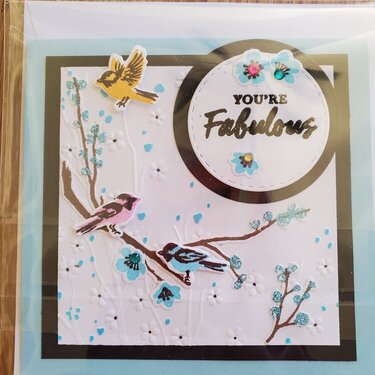 you&#039;re fabulous birds die cut