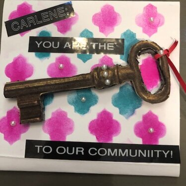 Community Thank you Card