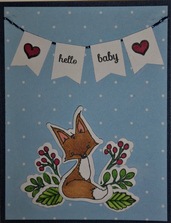 Baby Card - Fox
