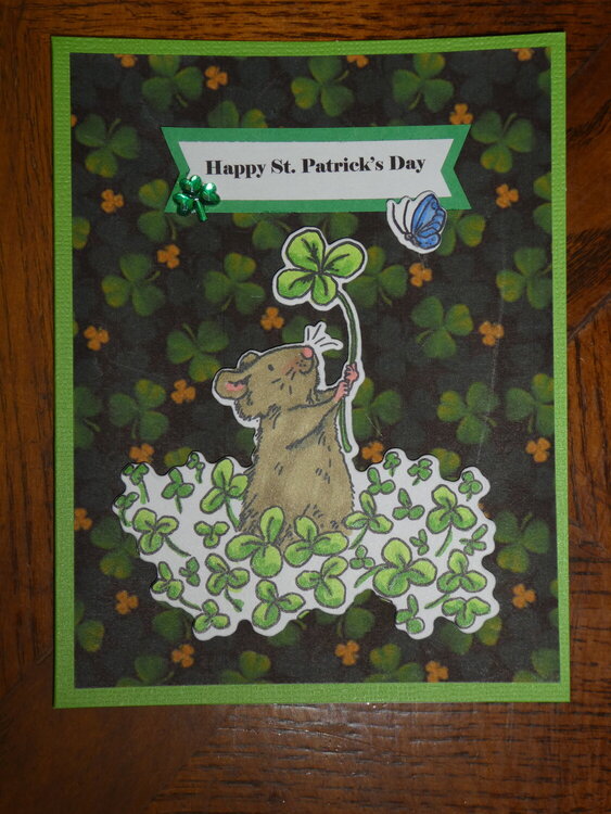 Happy St. Patrick&#039;s Day - Mouse &amp; Clover