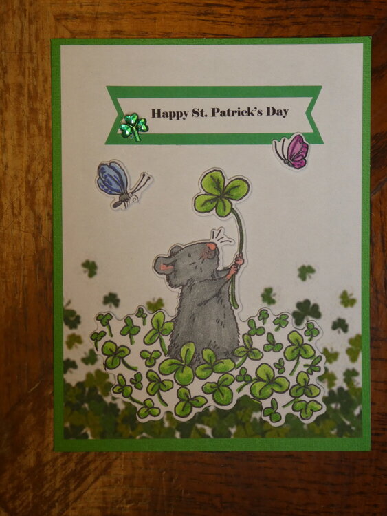Happy St. Patrick&#039;s Day - Mouse &amp; Clover