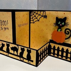 Halloween Kitty z card