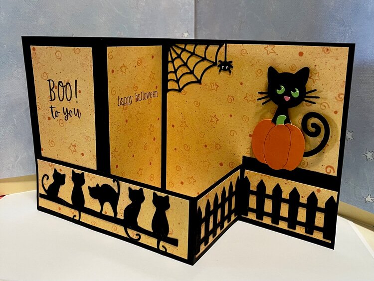 Halloween Kitty z card