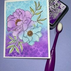 Concord and 9th Blended Floral purple and blue