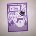 HAPPY HOLIDAYS IN PURPLE