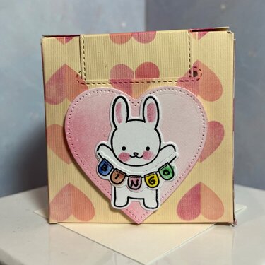 Valentine treat box Bingo Bunny