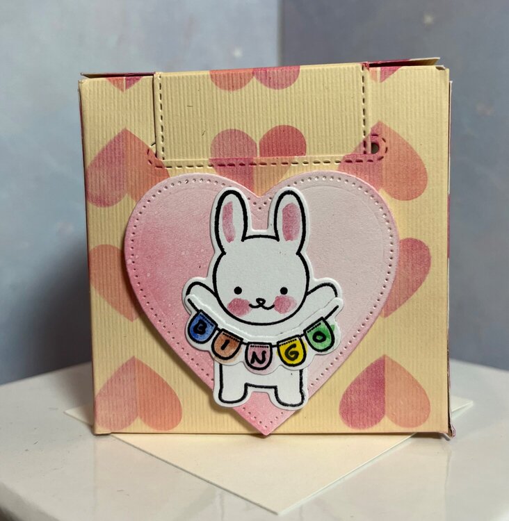Valentine treat box Bingo Bunny