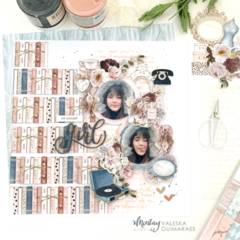 Be your self Girl Layout