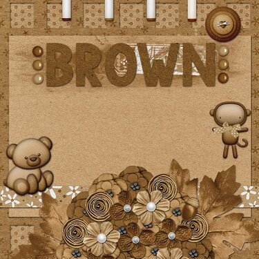 Brown Color Card