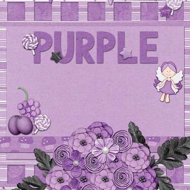 Purple Color Card