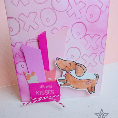 All My Kisses Valentine&#039;s Day Card