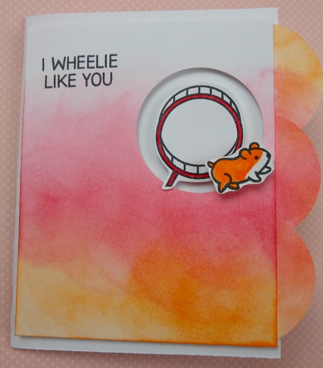 I Wheelie Like You Valentine&#039;s Day Card