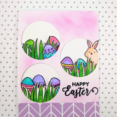 Hidden Eggs Hunt Easter Card