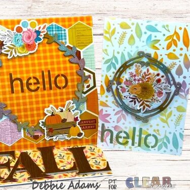 Simple Hello Fall Cards 