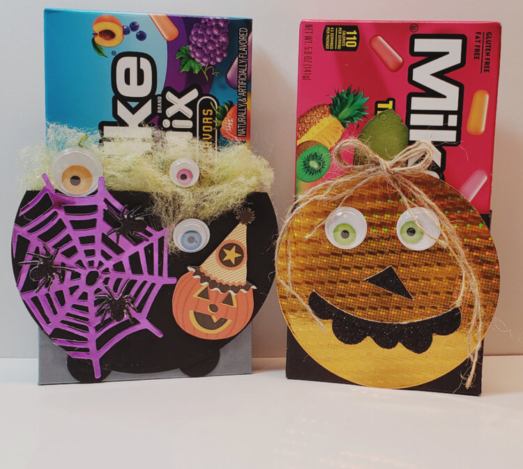 Halloween treat boxes
