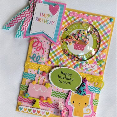 Little girls Birthday card