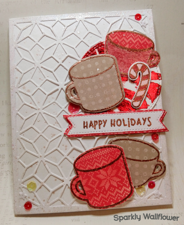 Red and Kraft Holiday Card