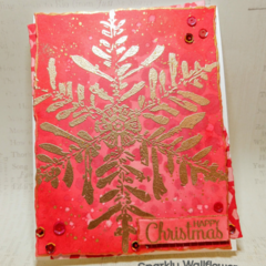 Red & Gold Christmas card
