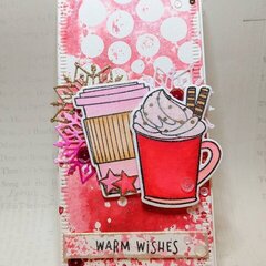 Holiday coffee card (for kiddos' teachers)!