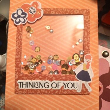 Thinking Of You Shaker Card