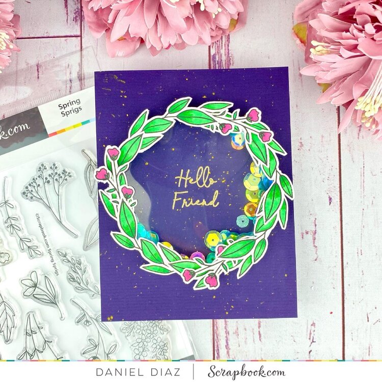 Hello Friend Shaker Wreath