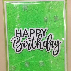 Mixed Media Birthday Card