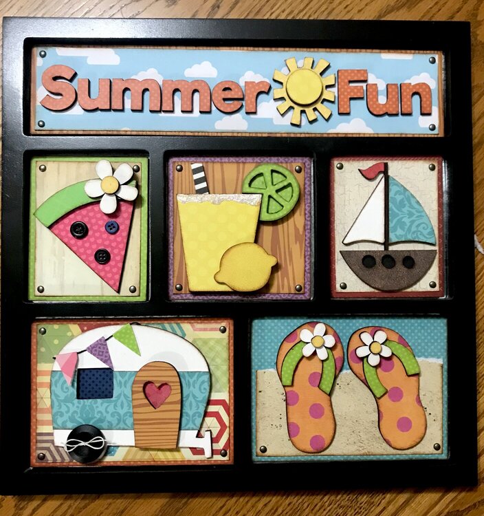 Summer Fun - Foundations Decor Shadowbox