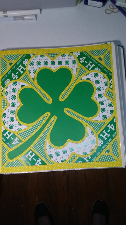 4-H Scrapbook Title page