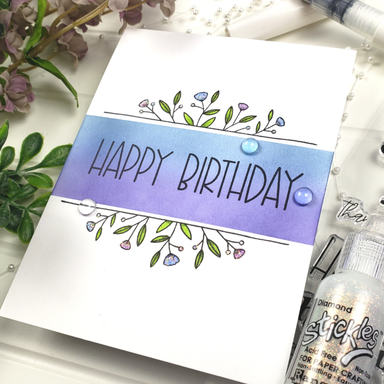 Clean and Simple Birthday Card