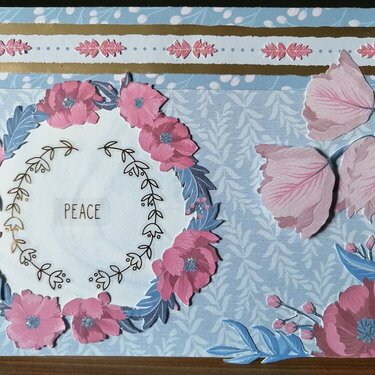 Floral Peace Card