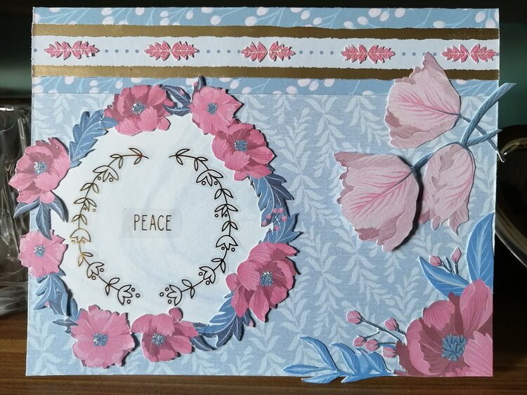 Floral Peace Card
