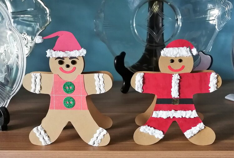 Gingerbread Men Santas