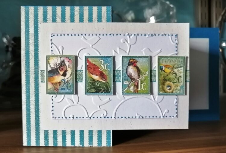 Z Fold Birdie Birthday Card