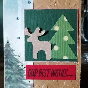 Reindeer Christmas Card