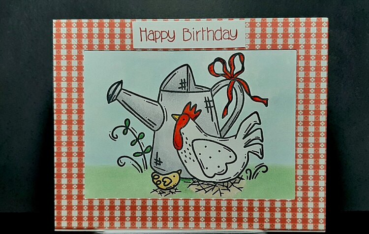 Hey Chick Birthday Card