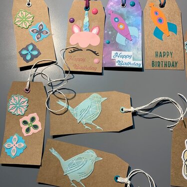 Gift tags, assorted occasions