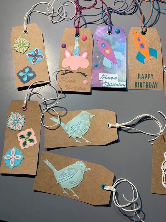 Gift tags, assorted occasions