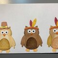Scrapping Cottage Thanksgiving owls