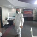 Disinfecting the Building!!