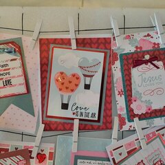 Echo Park Valentine Cards